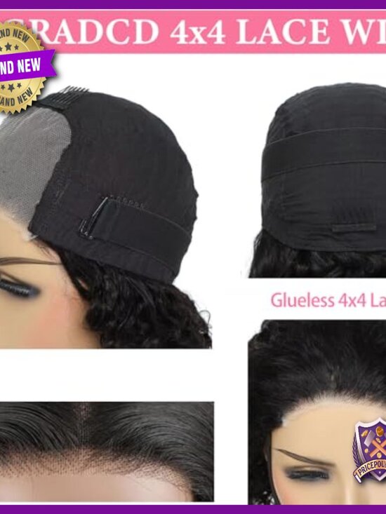 Glueless Lace Front Human Hair Wig 22 Inch Body Wave Pre Plucked main image 4